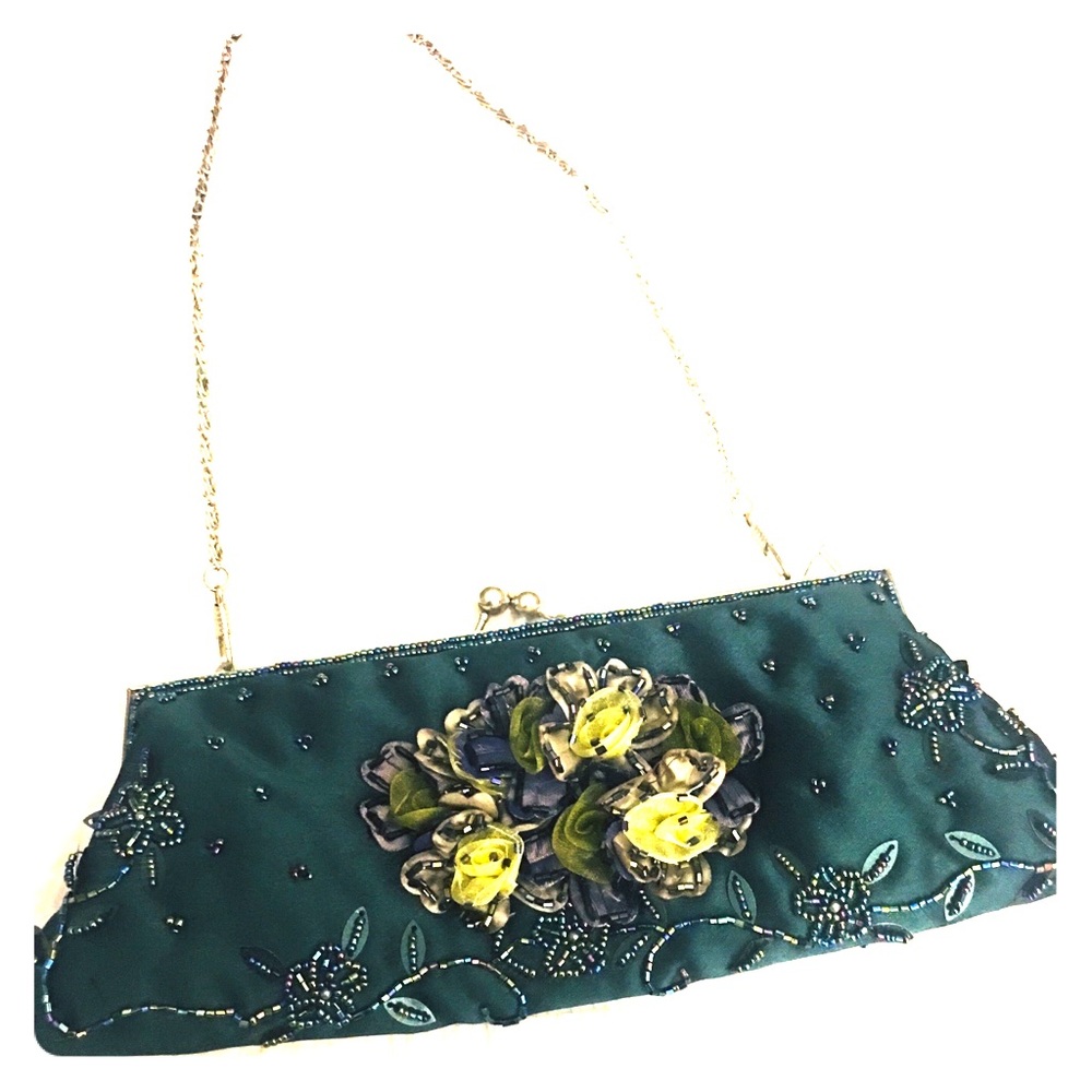 Floral Beaded Party Chained Shoulder Bag❤️